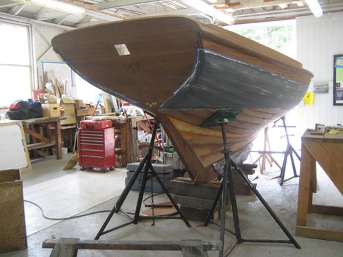 Herreshoff Buzzards Bay-14 being faired - - IMG_3633