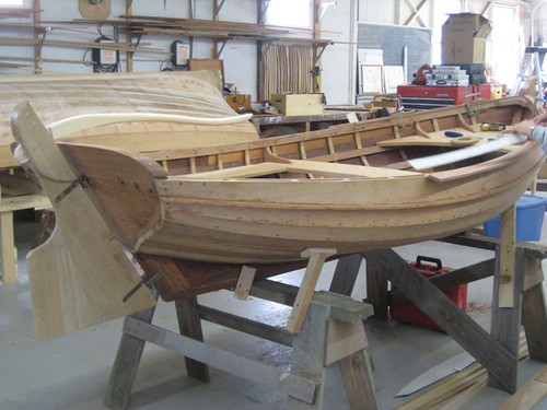 Culler Yawl Boat nearing completion - - IMG_3644