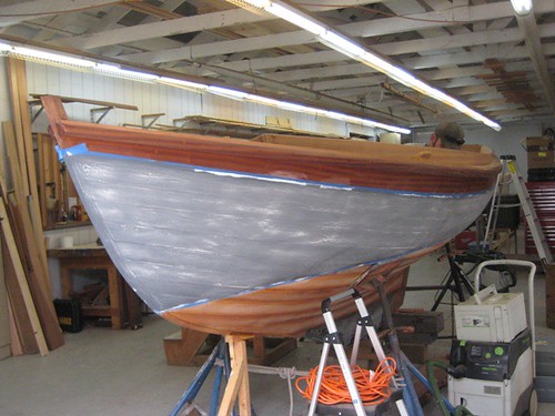 Herreshoff Buzzards Bay - 14 - painting in progress - - IMG_3635