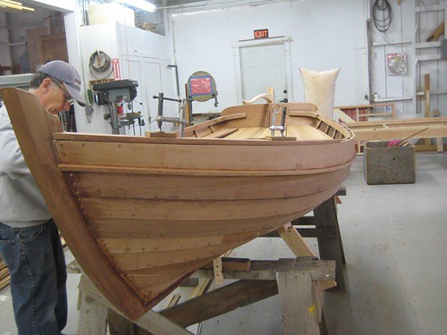 Port Hadlock WA - Boat School - Traditional Small Craft - Culler Yawl Boat nearing completion