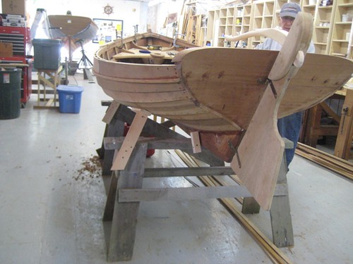 Culler Yawl Boat nearing completion - - IMG_3642