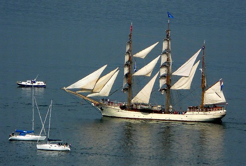 Tall Ships 2011 Greenock -  Europa - Parade of sail