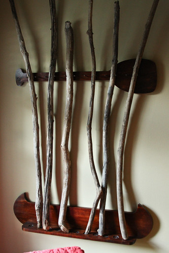 Hiking Stick Rack