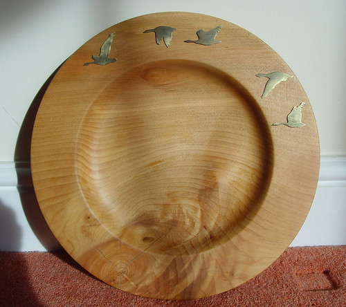 Cedar Goose Plate