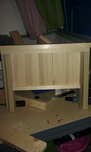 Headboard for doll bed