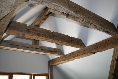 Reclaimed Oak Bedroom Beams