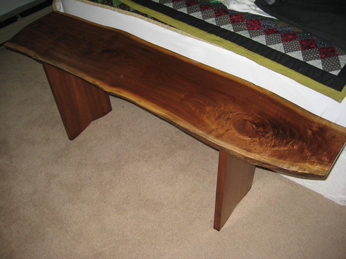 Walnut bench (3)