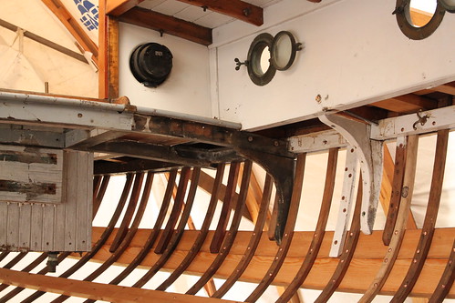 Port Hadlock WA - Boat School - FELICITY ANN - interior port side, fwd, looking aft