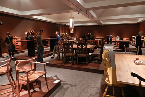 Prairie Chandelier At Fine Woodworking Exhibition