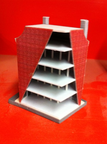 3D printed architectural model. #artisansasylum