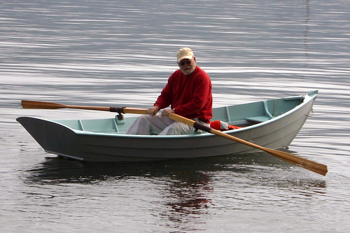 Port Hadlock WA - Boat School - Rich Kolin in his Heidi Skiff