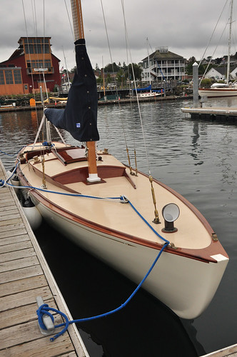 Port Townsend WA - Boat School-built Yankee One-Design GEMINI pierside