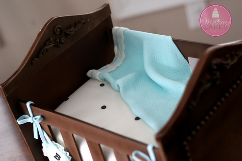 antique cradle cake