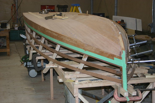 Port Hadlock WA - Boat School - Traditional Large Craft - Monk runabout SUNRAY - end of day