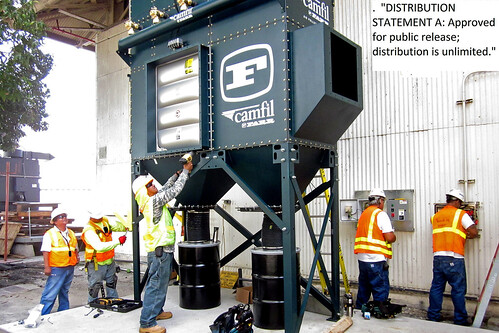 Installation of the Dust Collector at PHNSY/IMF