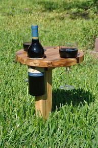 Park picnic wine tab