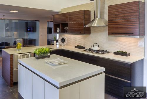 Innovative Kitchen Design - Contemporary kitchen with aluminum accents