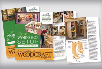 Woodcraft Magazine’s New Books Simplify Workshop Setup and Storage