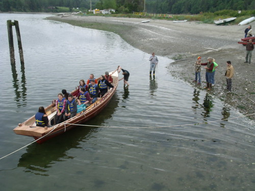 GEDC8443 - Port Hadlock - Community Boat Project - Launching Sailing Vessel (SV) EPIC May 29th, 2014