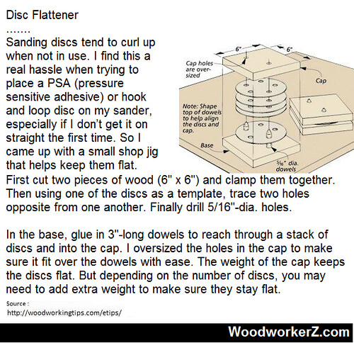 Disc Flattener