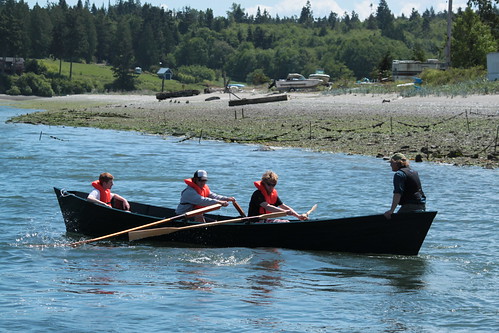 IMG_0739 - Port Hadlock WA - Northwest School of Wooden Boatbuilding - Traditional Small Craft - Rogue River Driver - sea trials