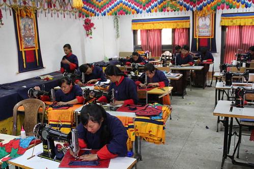 Thimphu, traditional arts, sewing class