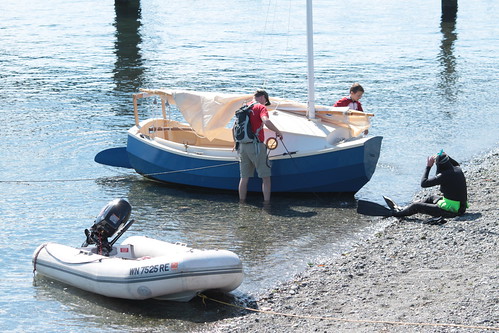 IMG_4954 - Port Townsend WA - WBF 2013 Wooden Boat Festival - Point Hudson - beach in front of the Maritime Center - SCAMP - Keith