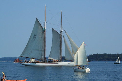 IMG_9686 - Port Townsend WA - 35th Annual Wooden Boat Festival - ADVENTURESS and Scamp hull nr 1 with Howard Rice, John & Denny Welsford