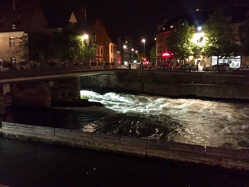 Strasbourg dans la nuit, Strasbourg, Alsace, France