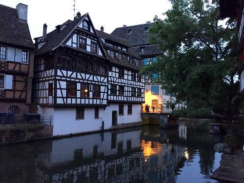 Strasbourg dans la nuit, Strasbourg, Alsace, France