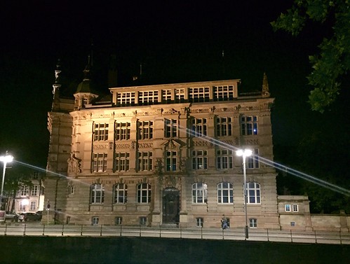 Strasbourg dans la nuit, Strasbourg, Alsace, France