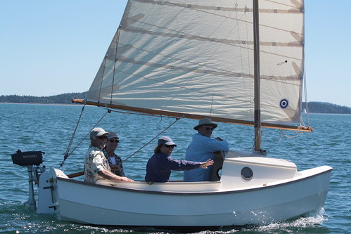 IMG_0228 - Port Townsend WA - Pocket Yacht Palooza - passing SCAMP and crew