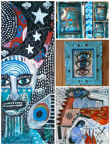 Painting On Reclaimed & Recycled Things