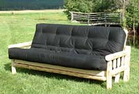 Rustic Log Futon Couch