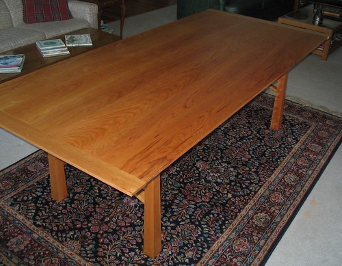 Solid cherry table top