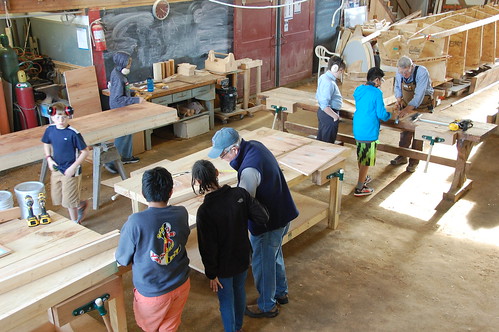 Rising Tide After School Boatbuilding Program at CBMM