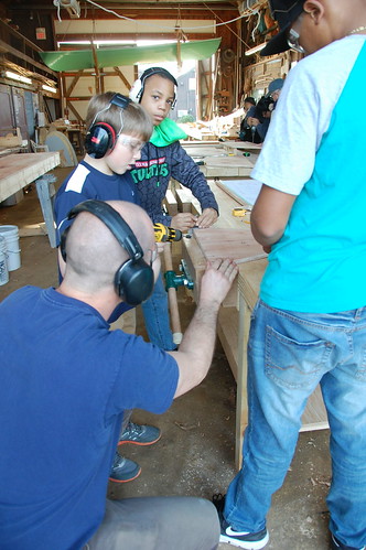 Rising Tide After School Boatbuilding Program at CBMM