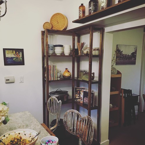 Three weekends ago project: Kitchen Shelf. Because, shelves. #