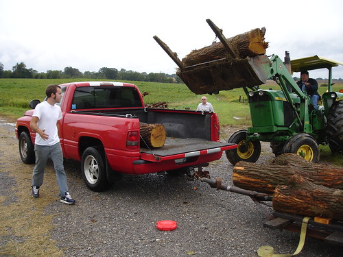 Loading the osage