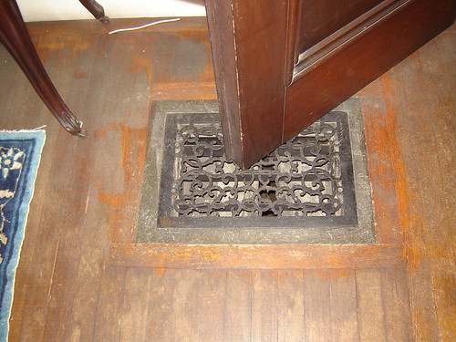 Floor air grate - Gibson House