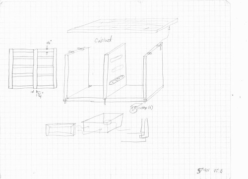 Kitchen Island Sketch