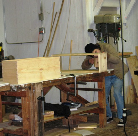 Port Hadlock WA - Boat School - Basic Boatbuilding Class week 12 - finishing up basic Projects