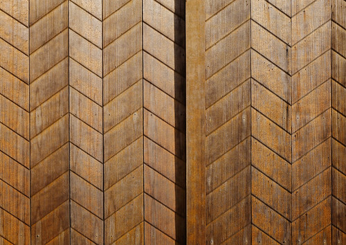 Brown wooden wall at Japanese house