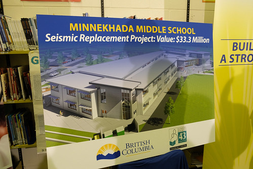 BC invests $33 million to replace Minnekhada Middle school