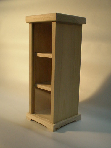 Small Display Box with Shelves and Glass Front