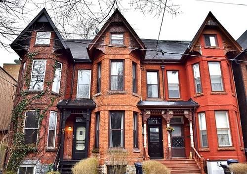 20-22 Draper Street, Row Houses, Draper Street Heritage Conservation District, Toronto, ON