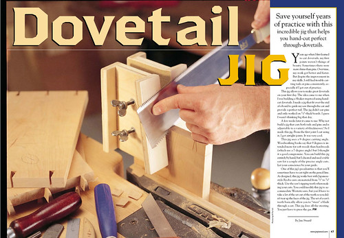 Hand Dovetail Jig