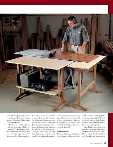 Table Saw Outfeed Tables