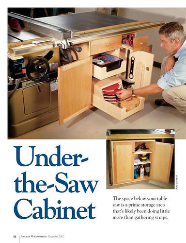 Under-the-Saw Cabinet