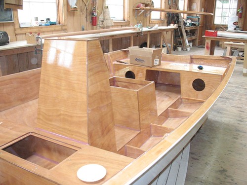 Port Hadlock WA - Boat School - Contemporary Class - Port Townsend Skiff under construction